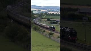 A SCOT in the SHROPSHIRE countryside train steamtrain shortsvideo shorts [upl. by Nahsez859]