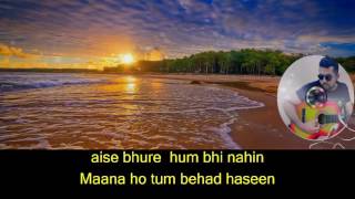 Mana Ho Thum karaoke with lyrics [upl. by Einnoc380]