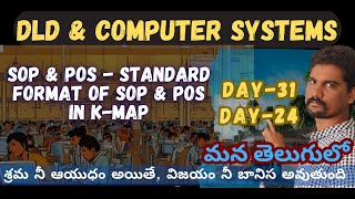 SOP amp POS  STANDARD FORMAT OF SOP amp POS IN KMAP  MINTERM  MAXTERM  DAY31DLD  DAY24CS1 [upl. by Docile]