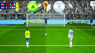 Argentina Vs Brazil Copa America Full Penalty shootout  Messi vs Neymar Penalty shootout [upl. by Krys]