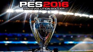 PES 2016  Rumo ao Estrelato 83 Barça vs Manchester City  Hattrick  Champions League [upl. by Yeroc]