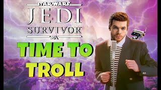 Can you beat Jedi Survivor with only Troll Moves [upl. by Ahsyek]