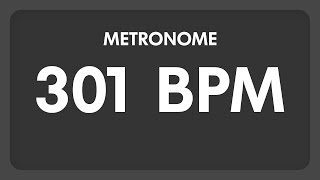 301 BPM  Metronome [upl. by Adnilg]