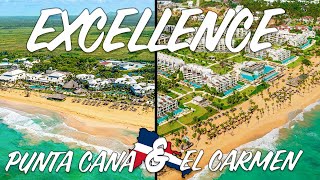 Excellence Punta Cana amp Excellence El Carmen  Full Resort Tours  Which Resort Is Better [upl. by Staten962]