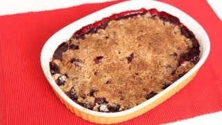 Blackberry Crumble Recipe  Laura Vitale  Laura in the Kitchen Episode 616 [upl. by Olli]