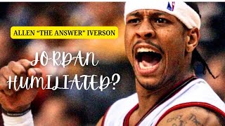 ALLEN IVERSONS LEGENDARY CROSSOVER ON MICHAEL JORDAN [upl. by Ahearn]