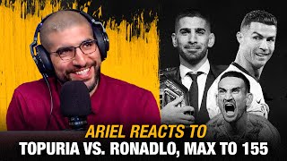 Max Holloway moves to 155 Ilia Topuria responds to Ronaldo  The Ariel Helwani Show [upl. by Naz]