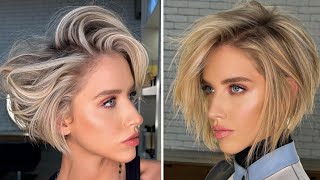 Trendy Short Haircuts for Women In 2023  Short haircuts 2023 for fashionable women [upl. by Enomes]