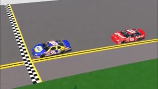 2001 Daytona 500 Finish Recreation [upl. by Yrrem]