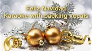 Feliz Navidad  KARAOKE with backing vocals  Arrangement by JayLin [upl. by Nna]