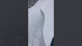 Kicking cornice in the Swan Range [upl. by Edme]