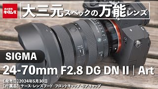 【レンズレビュー】シグマ 2470mm F28 DG DN II  Art｜圧倒的な描写力を誇る標準ズームレンズ！ [upl. by Goodhen911]