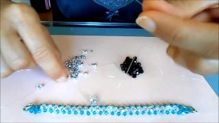 TUTORIAL BRACCIALE SWAROVSKI [upl. by Hoy]