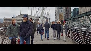 Cinematic LONDON WALK from Covent Garden to South Bank [upl. by Eyma]