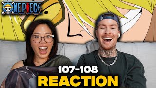 SANJI IS THE GOAT  One Piece Episode 107108 Reaction [upl. by Curson971]