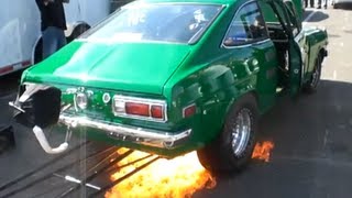 Loud Rotary Flames out in pits [upl. by Ariad314]