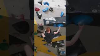 Hardest grade in the gym 💪💪 bouldering climbing [upl. by Minton]