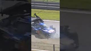 WEC 6 Hours of SpaFrancorchamps  Crash [upl. by Adnelg]