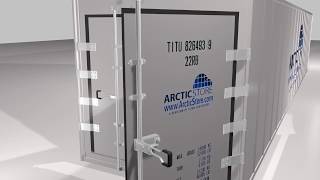 ArcticStore 3D Cold Storage Container Animation Video │TITAN Containers [upl. by Carlstrom]