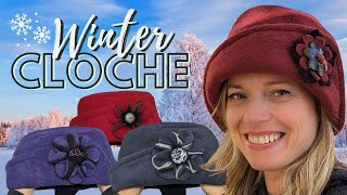 Hat School  Our bestselling Winter Cloche Fleece Hat Tutorial and Pattern [upl. by Esille]