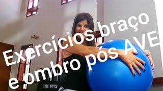 Exercícios para braço e ombro pós AVE [upl. by Einaffit]