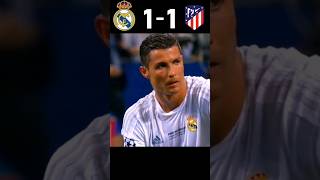 Real madrid vs Atletico madrid Ucl final highlights football shorts ronaldo [upl. by Shirline]