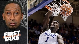 Zion Williamsons ‘reckless abandon’ is a cause for concern – Stephen A  First Take [upl. by Ettenhoj386]