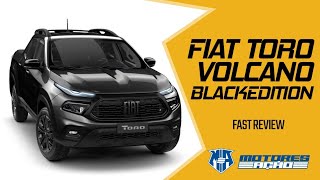 Fiat Toro Volcano Turbo Flex T270 Black Edition  Fast Review  motores e ação [upl. by Aifas]