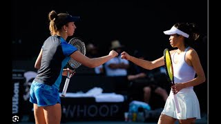 Wickmayer YaninaMinnen Greet vs SuWei HsiehElise Mertens  Doubles  Australian Open 2024 [upl. by Atteirneh]