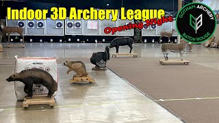 Indoor 3D Archery at Gotham Archery in Baton Rouge [upl. by Jessi]