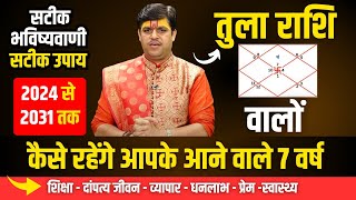 तुला राशि वालों कैसे रहेंगे आपके आने वाले 7 वर्ष। Detailed Analysis libra Sign  Ach Raj Mishra [upl. by Mintun]