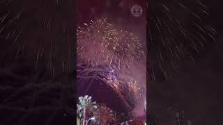 New Years 2024 Fireworks BGC Taguig Manila Philippines HNY Happy New Year [upl. by Aig]