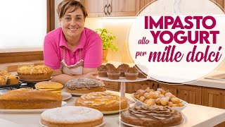 IMPASTO ALLO YOGURT PER MILLE DOLCI  Tante Ricette e Idee per Torte Muffin Pancakes e Frittelle [upl. by Millar887]