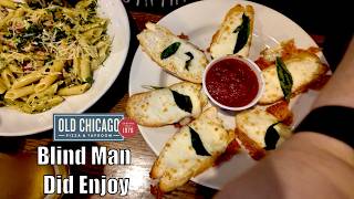 The Best Review of Old Chicago Pizza  By a Blind Man [upl. by Dacia159]