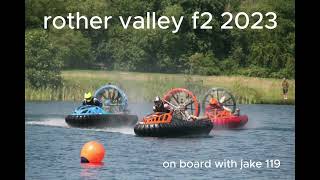 Rother valley formula 2 hovercraft racing race 1 on board with jake [upl. by Oigaib]