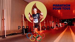 MARATHON POUR TOUS ✦ JEUX OLYMPIQUES 2024 ✦ PARIS JO 2024 ✦Explo INSIDE ✦ 4K [upl. by Dianthe]