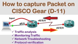 How to capture Packet on CISCO Gear D11 [upl. by Peirce]