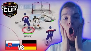 Nemecký pohár  Slovensko  Nemecko NHL 24 [upl. by Immak]