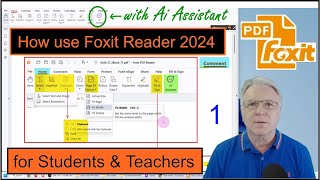 Best Free pdf reader  Foxit Reader for Beginners [upl. by Beard]