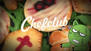 Une tête de mort pour l’apéro   3 idées de recettes halloween façon CHEFCLUB [upl. by Eednus305]