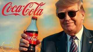 CocaCola Ad Commercial  Donald Trump  AI AD COMMERCIAL [upl. by Theresita]