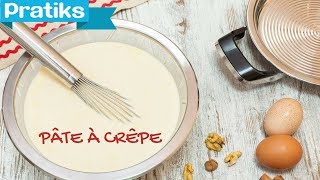 Comment préparer la pâte à Crêpe [upl. by Letha]