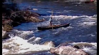 Balance while Poling a Canoe [upl. by Nnaear]