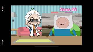 Finn mom react to him  adventure time  WBC  gacha [upl. by Etteiram134]