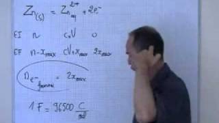 cours TS  chimie  pile quantité de matière délectrons ayant circulée [upl. by Arni83]