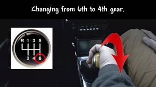 Complete Driver  How to change gear using a gear stick Stick Shift and the Palming Method [upl. by Aisatsan364]