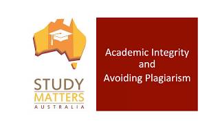 Academic Integrity and Avoiding Plagiarism [upl. by Seline]