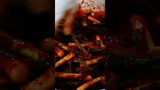 Korean Green onion kimchi Pakimchi 파김치 recipe cooking kimchi [upl. by Miksen905]