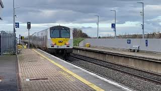 Translink NI Railways Class 201DD Sets Enterprise Gormanston [upl. by Idac]