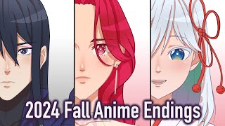 My Top 2024 Fall Anime Endings [upl. by Ahsema]